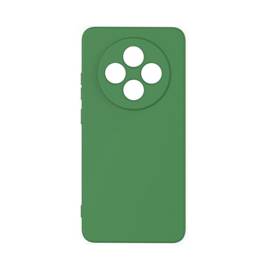 Silicone Case with Camera Shield for Oppo Reno12 F 4G/Reno12 F 5G Dark Green